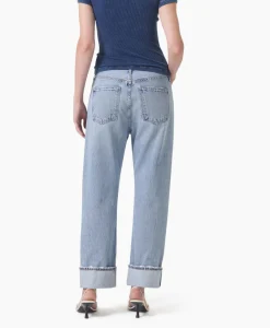 Agolde Jeans Fran Jean Blauw*Dames Broeken