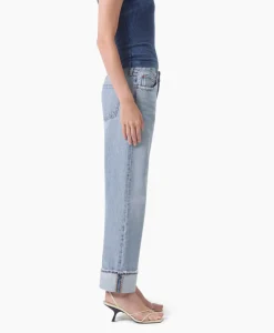 Agolde Jeans Fran Jean Blauw*Dames Broeken