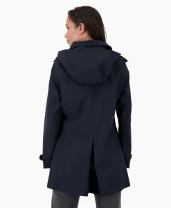 Airforce Parka Long Technical Shell Donker Blauw*Dames Jassen