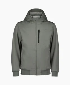 Airforce Softshell Jas Hooded Grijs*Heren Jassen