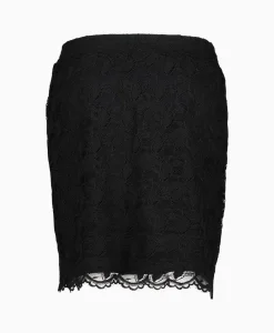 Alix The Label Minirok Ladies Woven Lace Mini Zwart*Dames Rokken