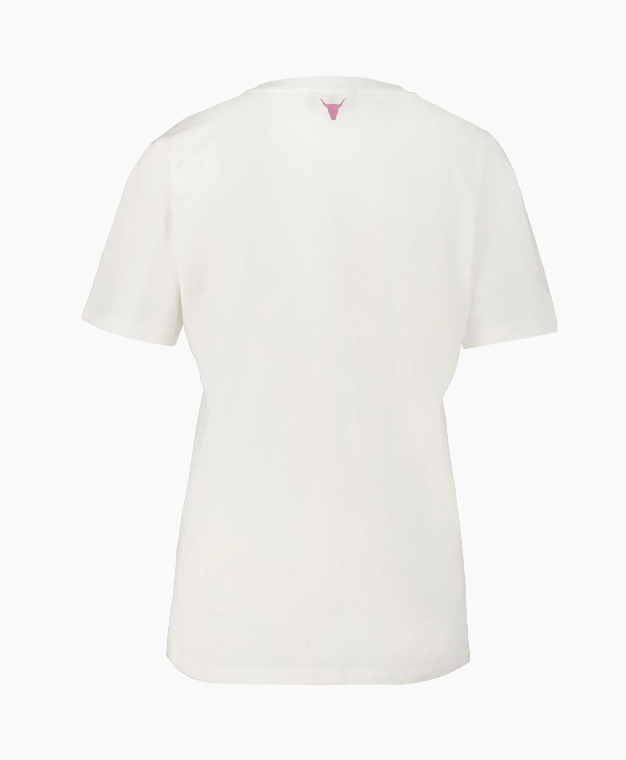 Alix The Label T-Shirt Korte Mouw Knitted Alix Heart Off White*Dames T-Shirts & Tops