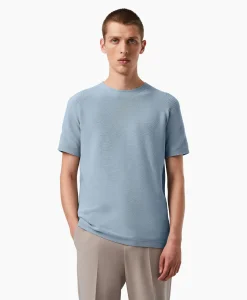 Alpha Tauri T-Shirt Korte Mouw Fosos Licht Blauw*Heren T-Shirts