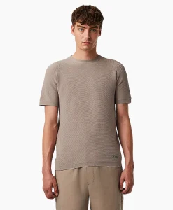 Alpha Tauri T-Shirt Korte Mouw Fosos Zand*Heren T-Shirts