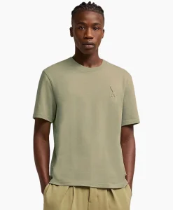Ami Paris T-Shirt Korte Mouw Adc Khaki*Heren T-Shirts