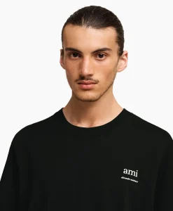 Ami Paris T-Shirt Korte Mouw Ami Am Zwart*Heren T-Shirts