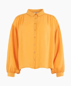 Anna Van Toor Blouse 17A05-03268-1 Oranje*Dames T-Shirts & Tops