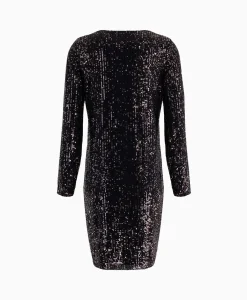 Anna Van Toor Jurk 74A06-03642 Zwart*Dames Jurken