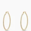 Anna+nina Oorbellen Solstice Big Hoop Earrings Brass Goldpla Goud*Dames Sieraden