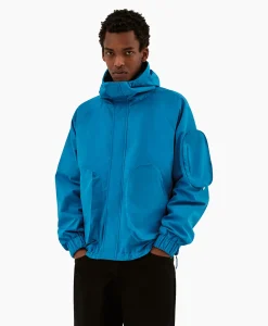 Arte Antwerp Jack Tech Round Pockets Blauw*Heren Jassen