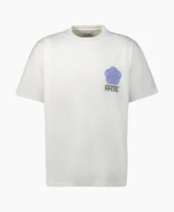 Arte Antwerp T-Shirt Korte Mouw Circle Flower Back Front Print Wit*Heren T-Shirts