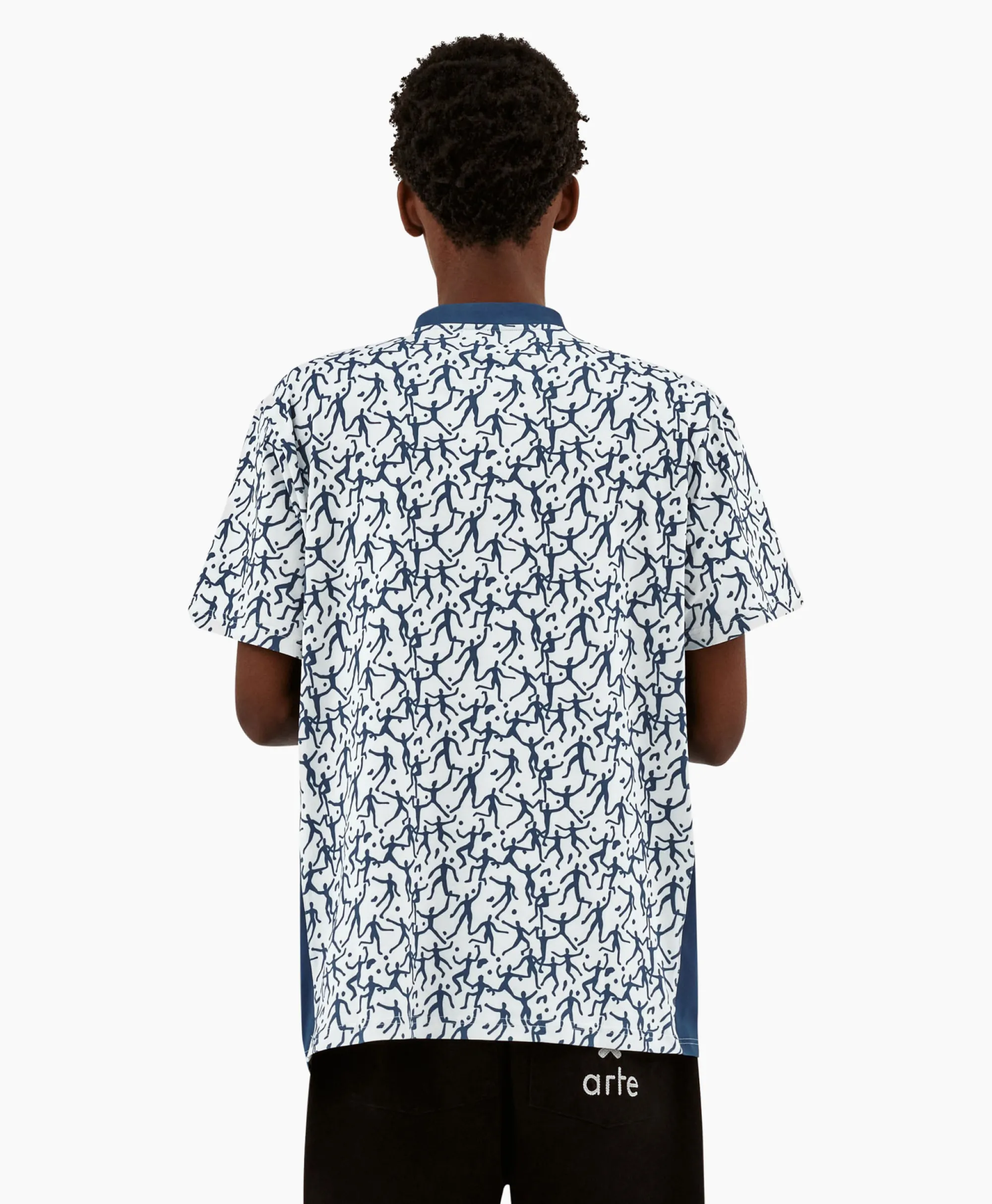 Arte Antwerp T-Shirt Korte Mouw Printed Futebol Wit*Heren T-Shirts