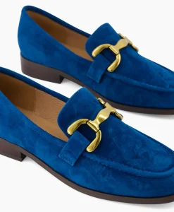 Bibi Lou Loafer Suede Blauw*Dames Instappers