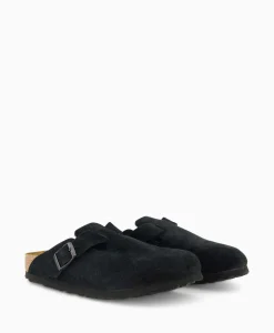 Birkenstock Instapper Boston Sfb Zwart*Dames Instappers