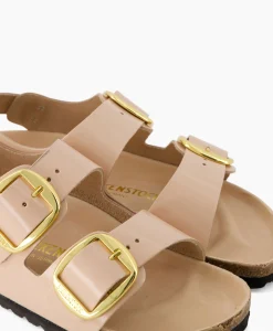 Birkenstock Sandaal Zonder Hak Milano Beige*Dames Sandalen