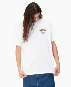 Carhartt Wip T-Shirt Korte Mouw S/S Fish Wit*Heren T-Shirts