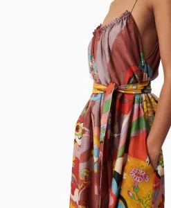 Chufy Maxi Jurk Rain Bordeaux*Dames Bruiloftskleding