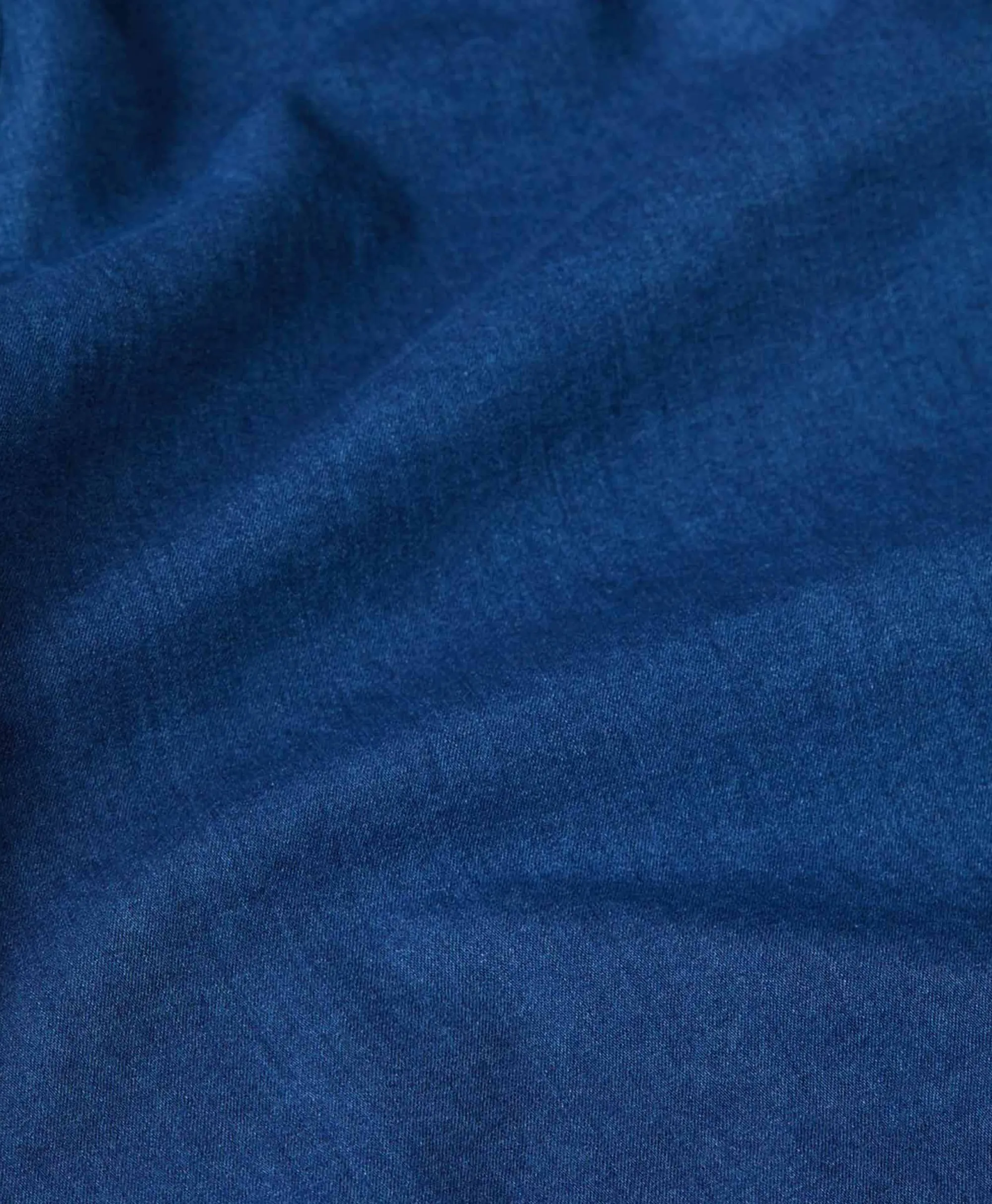 Closed Blouse Voluminous Sleeve Donker Blauw*Dames Blouses