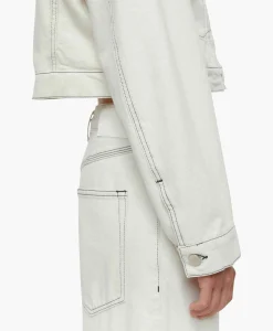 Closed Jack Boxy Denim Off White*Dames Jassen