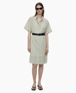 Closed Mini Jurk Oversized Shirt Ecru*Dames Jurken