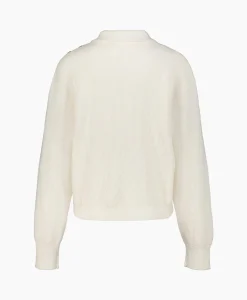 Closed Pullover Cropped Polo Off White*Dames Truien
