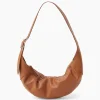 Closed Schouder / Hand Tas Half Moon M Bruin*Dames Tassen