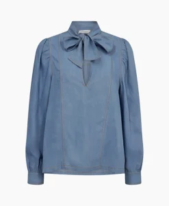 Co'couture Co'Couture Blouse Titus Denim Blow Blauw*Dames Blouses
