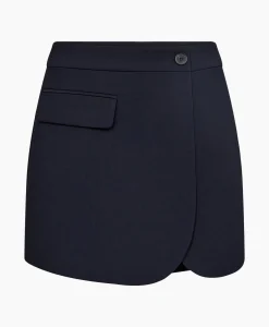 Co'couture Co'Couture Minirok Vola Wrap Skort Donker Blauw*Dames Rokken