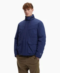Cp Company Jack Micro-M (R) Down Field Blauw*Heren Jassen