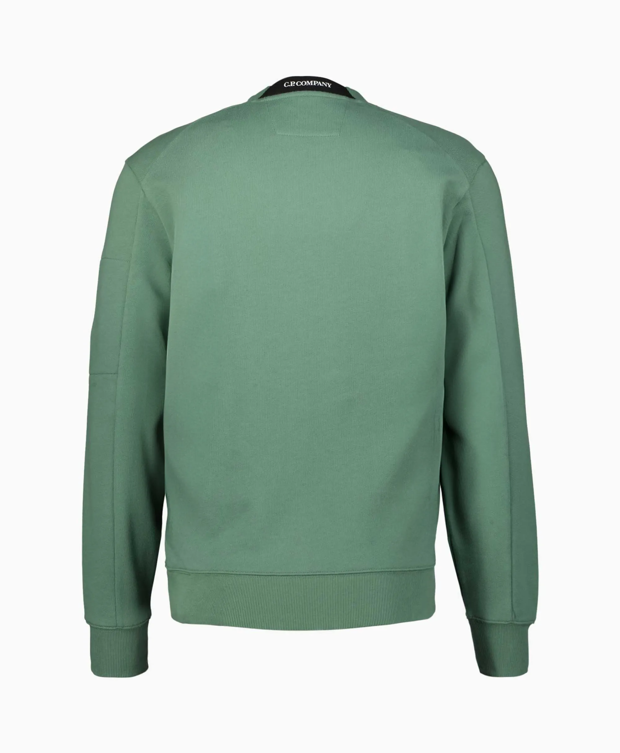 Cp Company Sweater Diagonal Raised Fleece Licht Groen*Heren Truien