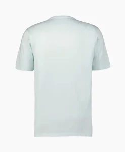 Cp Company T-Shirt Jersey Resist Dyed Logo Licht Blauw*Heren T-Shirts