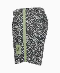 Cp Company Zwembroek Flat Nylon Inca Groen*Heren Zwembroeken