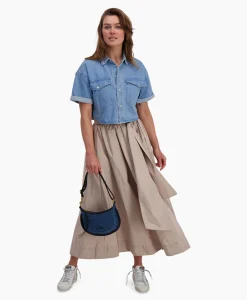 D'arc D'Arc Midi Rok Brugherio Zand*Dames Rokken