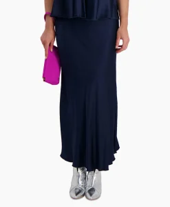 D'arc D'Arc Midi Rok Padova Blauw*Dames Rokken