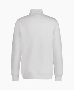 Denham Logan Half Zip Sweat Ss Beige*Heren Truien