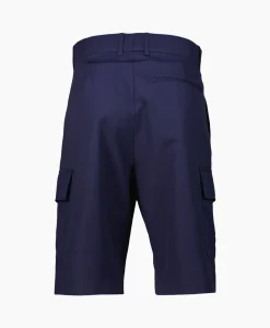 Drole De Monsieur Korte Broek Le Short Cargo Laine Donker Blauw*Heren Broeken