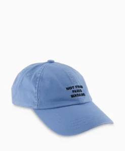Drole De Monsieur Pet La Casquette Slogan Licht Blauw*Heren Petten