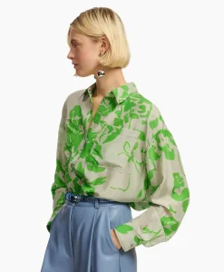 Essentiel Antwerp Blouse Forgetmenot Groen*Dames Blouses