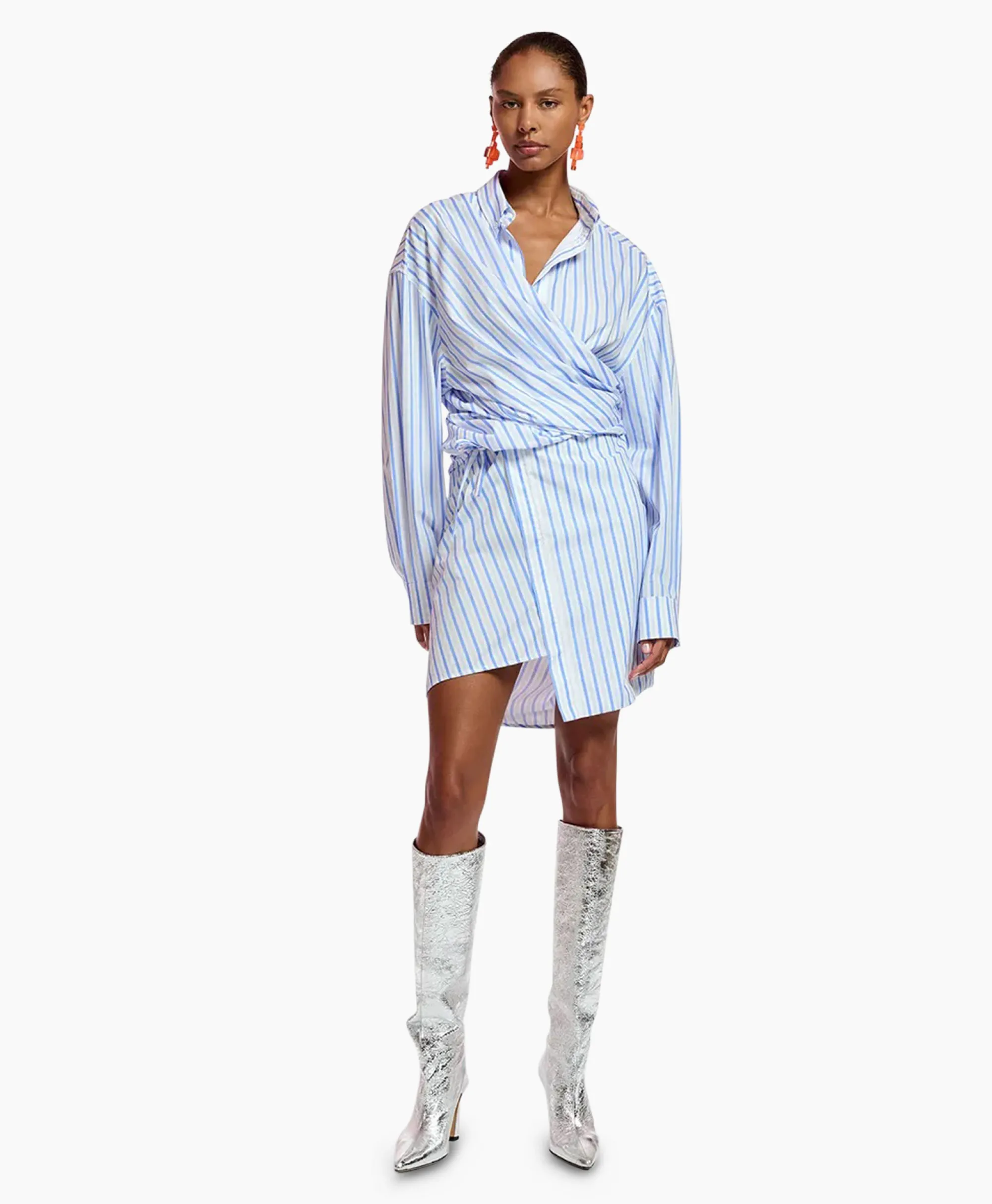 Essentiel Antwerp Mini Jurk Fetty Wit*Dames Bruiloftskleding