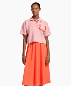 Essentiel Antwerp Polo Flame Rood*Dames Polo's