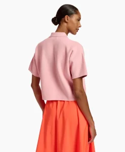 Essentiel Antwerp Polo Flame Rood*Dames Polo's