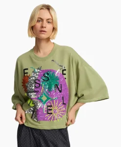 Essentiel Antwerp Pullover Fullerton Licht Groen*Dames Truien