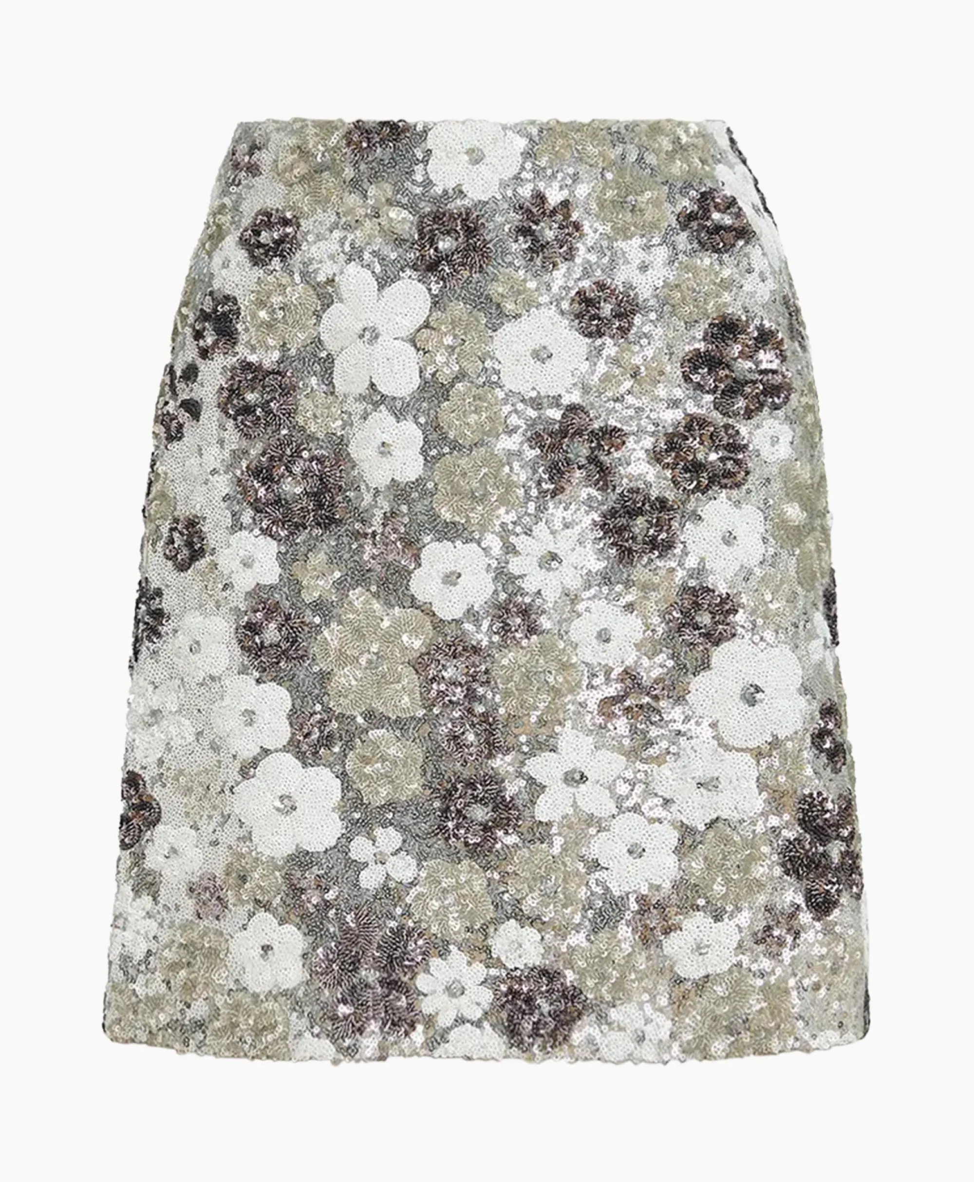 Essentiel Antwerp Rok Fishbone Zilver*Dames Rokken