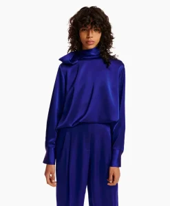 Essentiel Antwerp Top Esatin Blauw*Dames T-Shirts & Tops