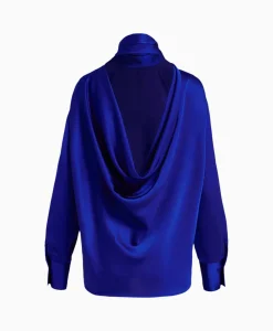 Essentiel Antwerp Top Esatin Blauw*Dames T-Shirts & Tops