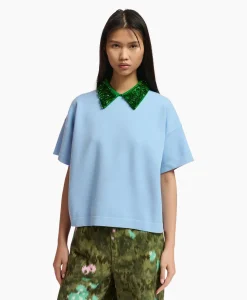 Essentiel Antwerp Top Filano Blauw*Dames T-Shirts & Tops