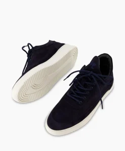 Filling Pieces Sneaker Low Top Suede Navy Donker Blauw*Heren Sneakers