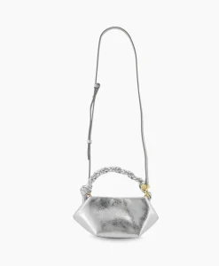 Ganni Schouder / Hand Tas Bou Mini Zilver*Dames Tassen