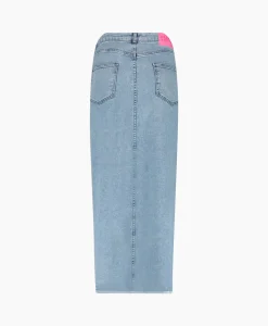 Harper & Yve Harper & Yve Midi Rok Yve-Sk Licht Blauw*Dames Rokken