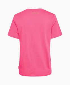 Harper & Yve Harper & Yve T-Shirt Korte Mouw Tropical-Ss Roze*Dames T-Shirts & Tops